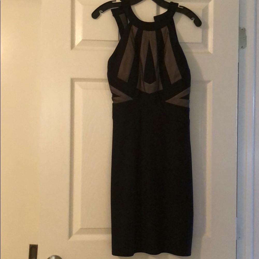 Black cocktail dress